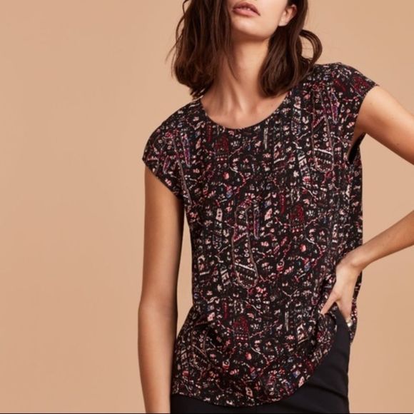 Aritzia Tops - Wilfred Free Juliger Dark Lillooet Black Blouse